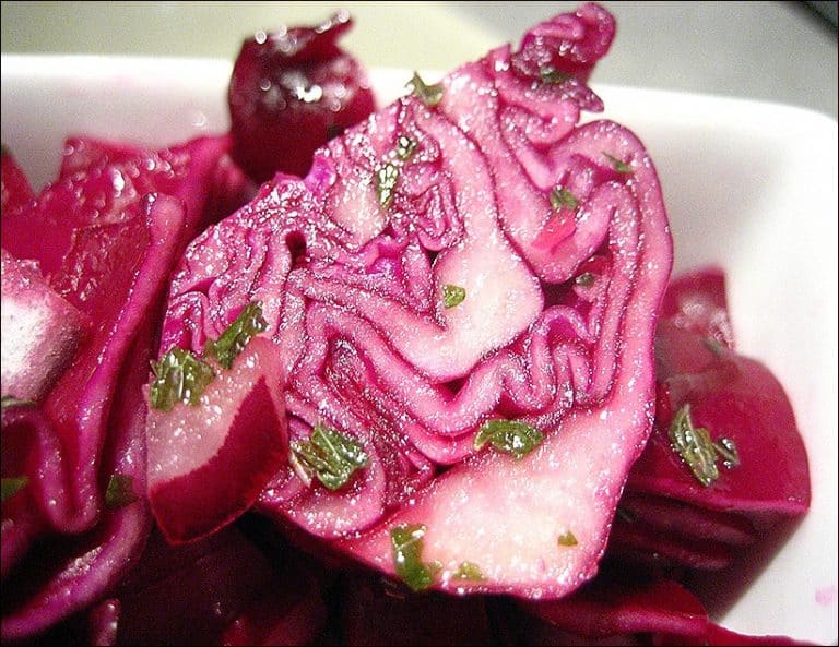 Chou rouge façon pickles de Jamie Oliver Happy papilles