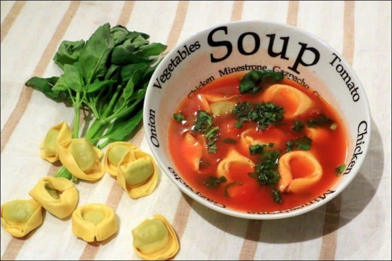 Bouillon de tortellini italien Happy papilles
