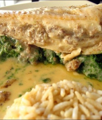 filets de cabillaud à la florentine