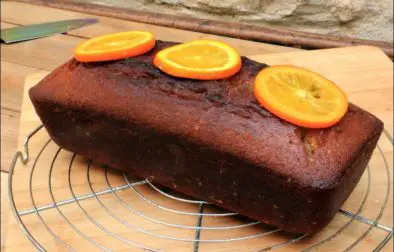 cake orange arrosé