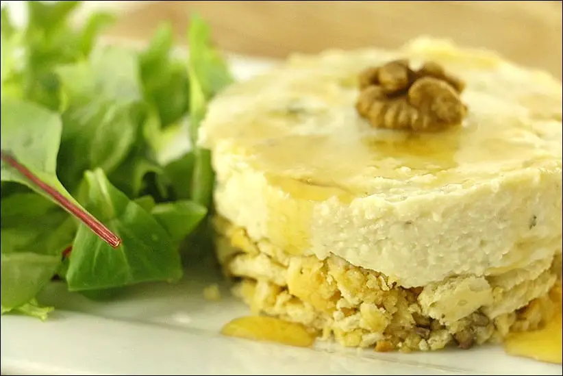 cheesecake roquefort noix