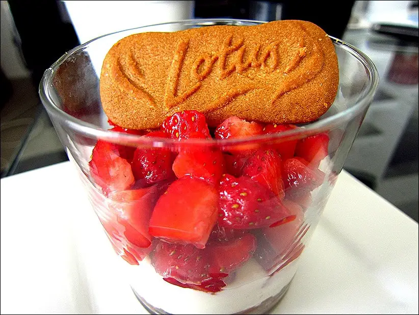 cheesecake fraises speculoos