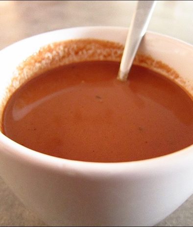 chocolat chaud à l'ancienne aux épices