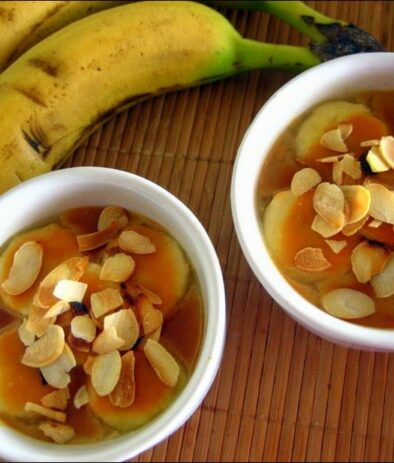 petits pots de crème à la banane