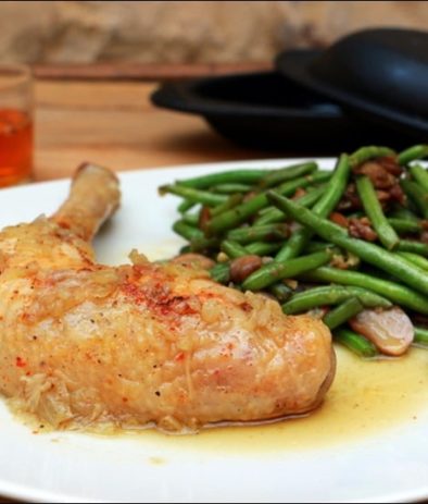 cuisse de poulet au pastis en papillote