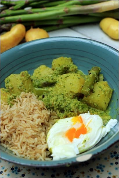 curry vert pommes de terre