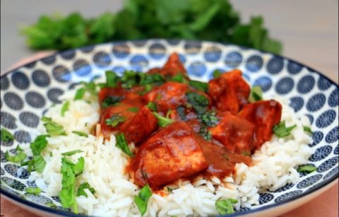 curry rouge de poulet à la thaï