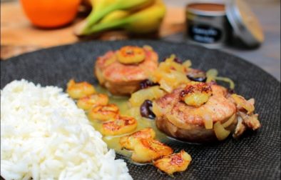 filet mignon à la cannelle et fruits d'hiver