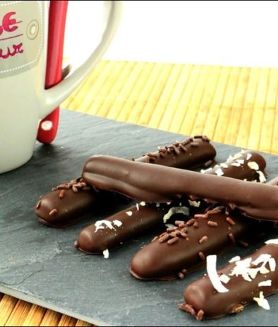 fingers maison bâtonnets sablés au chocolat