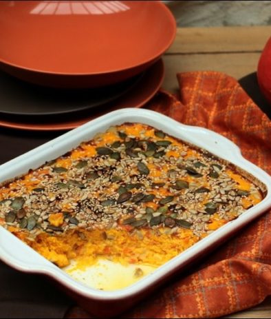 gratin potimarron graines