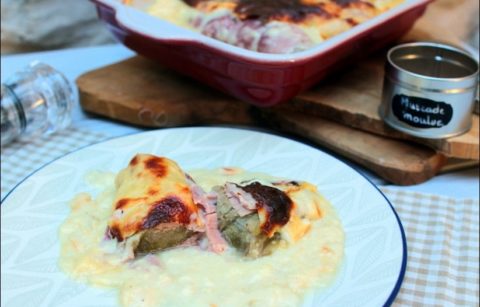 endives gratinées au jambon et à la bechamel