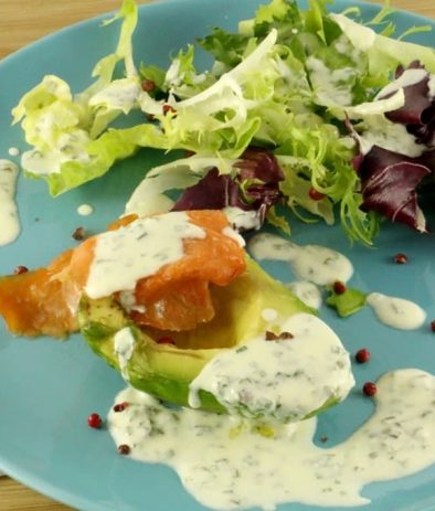 avocat avec saumon