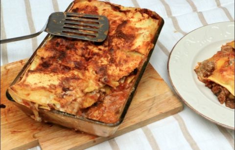 lasagnes de veau et champignons à la parmesane