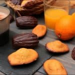 recette madeleine chocolat orange