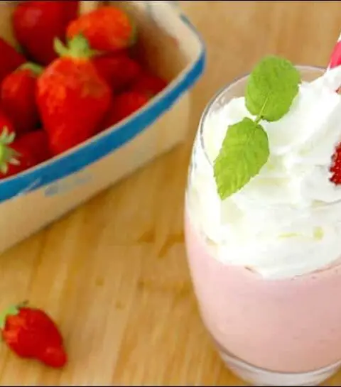 boisson lactee fraise
