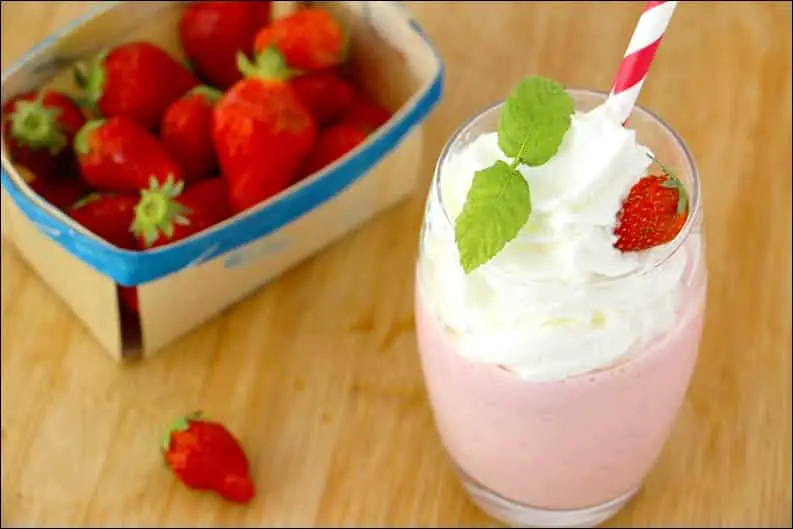 boisson lactee fraise
