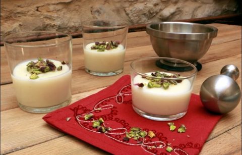 mouhalabieh, crème de riz libanaise