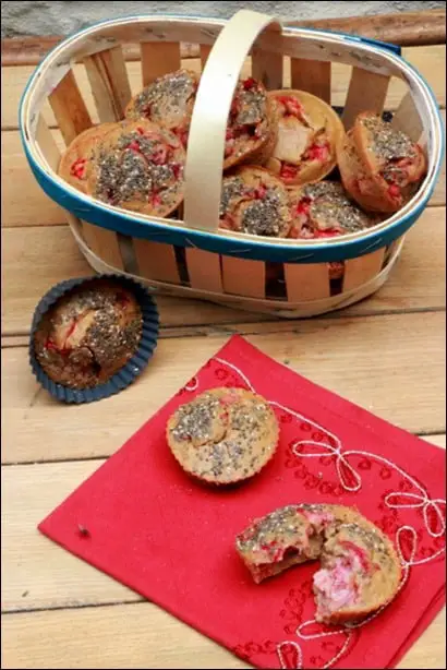 muffins aux fraises santé healthy