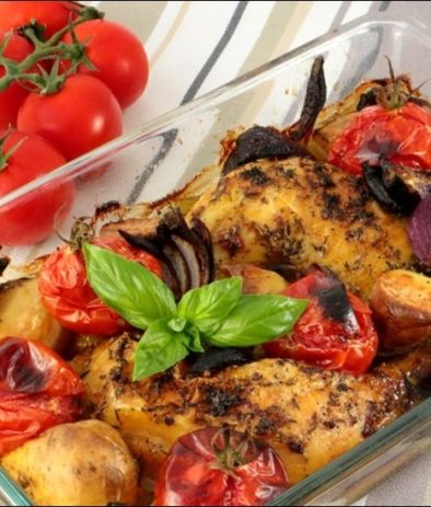 cuisses de poulet rôties aux herbes