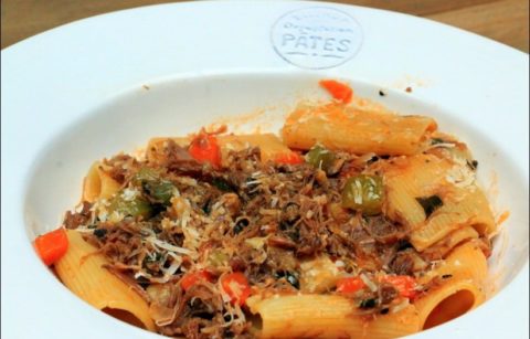 pâtes au ragu express de canard confit