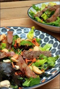 Salade de bœuf mariné à la vietnamienne - Happy papilles