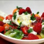 recette salade tomates cerises burrata