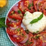 salade tomate burrata citron confit