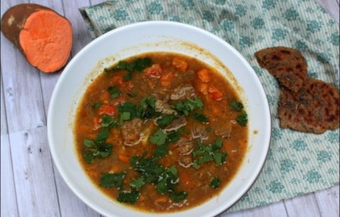 soupe agneau lentilles