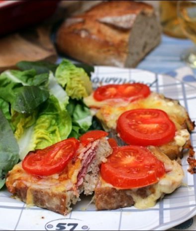 tartines savoyardes gratinées au jambon fromage et vin blanc