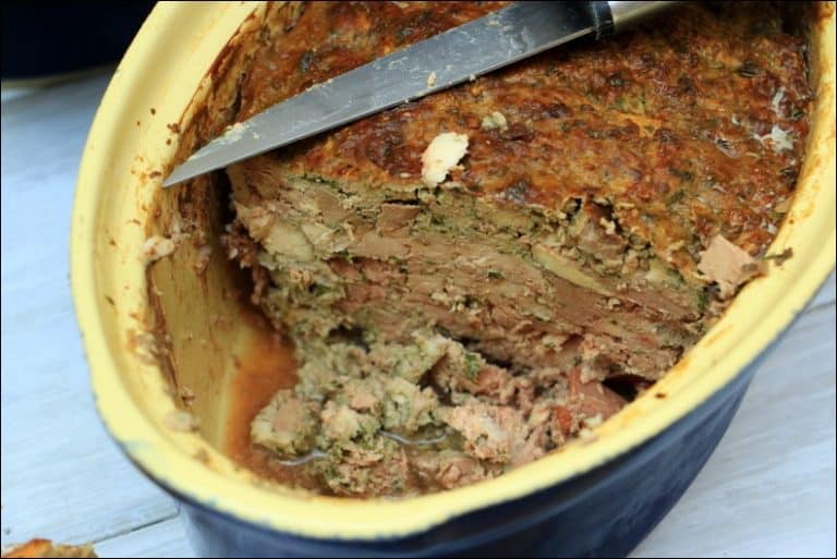 Terrine de veau aux échalotes confites au miel Happy papilles