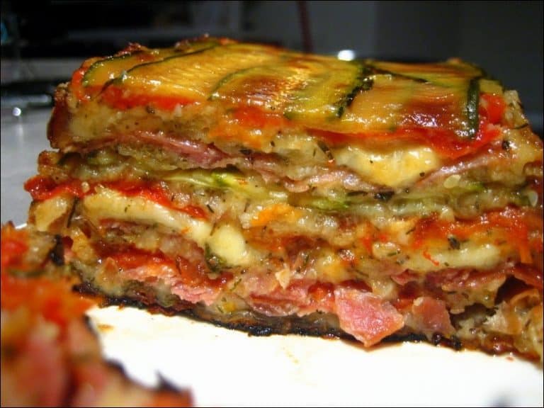 Terrine de courgettes, jambon et mozzarella Happy papilles