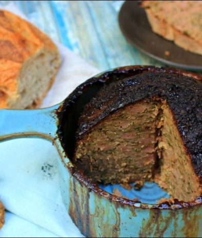 terrine de veau aux échalotes confites au miel