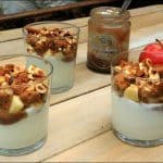 verrine pomme spéculoos fromage blanc