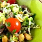 salade boeuf thai concombre