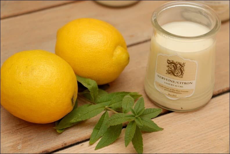 yaourts maison verveine citron