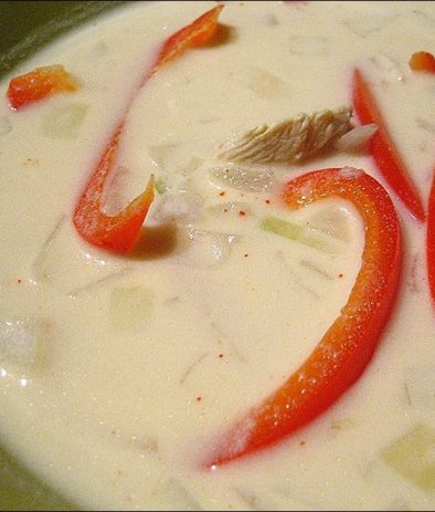 soupe indonésienne au poulet