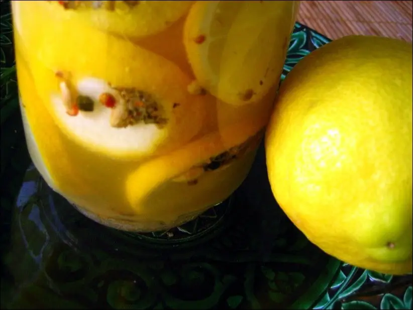 citron confit au sel recette