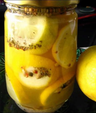 citrons confits au sel