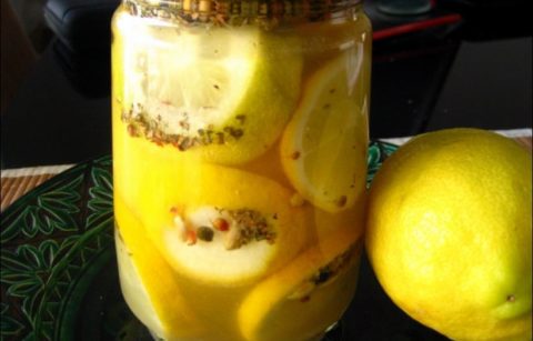citrons confits au sel