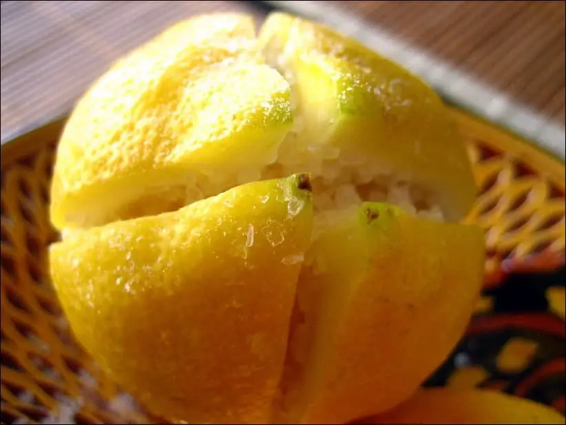 citron confit recette