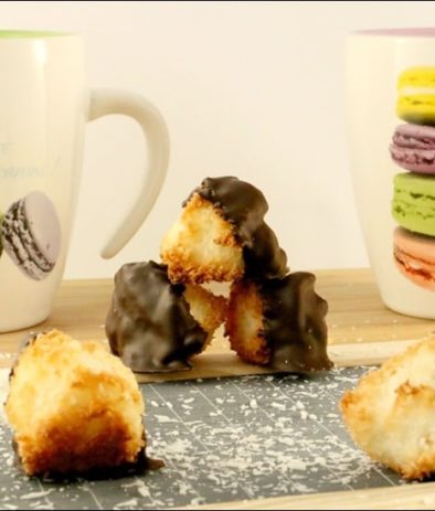 rochers noix de coco et chocolat congolais