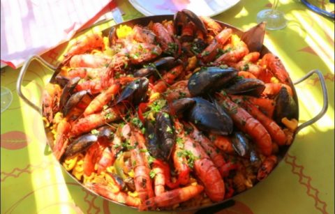 fideua aux fruits de mer