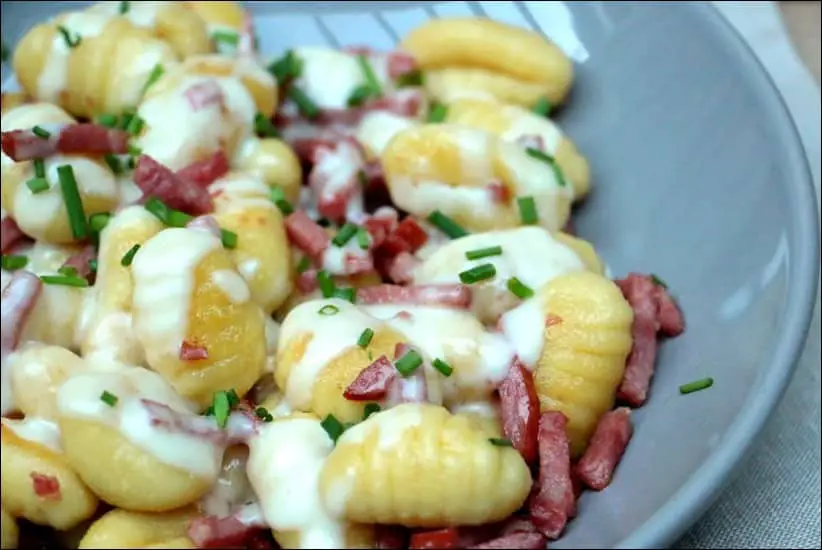 gnocchi a poeler jambon fromage