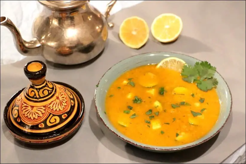 soupe pois chiche maroc