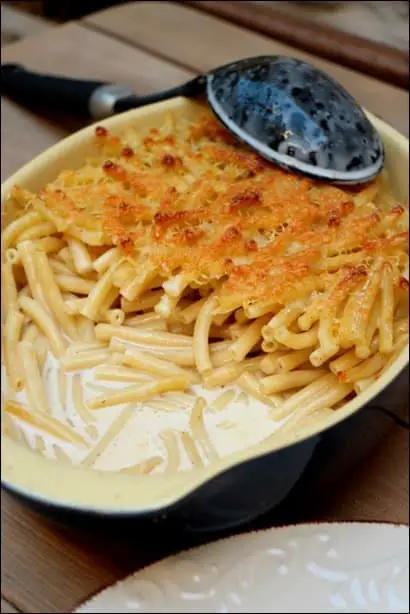 gratin de macaroni cancoillotte