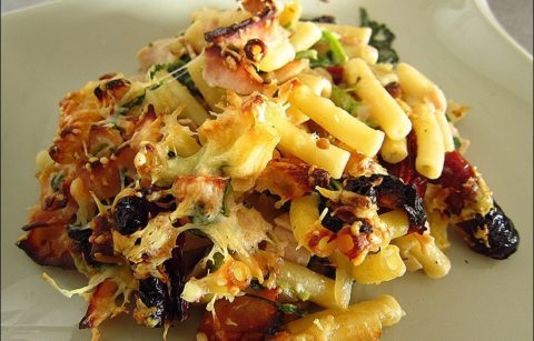 gratin de macaroni à la florentine