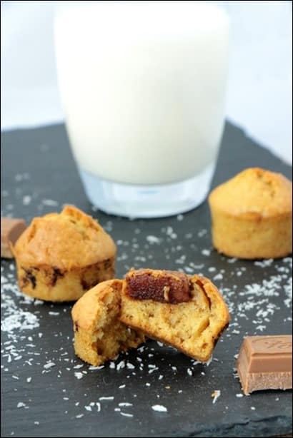 muffins noix de coco praline