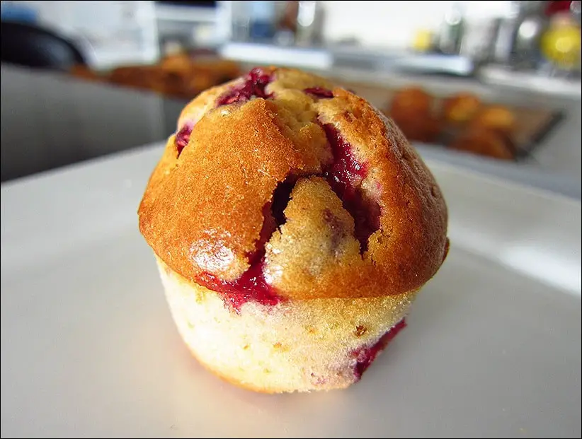 muffins framboise pistache