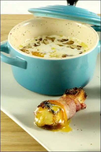oeufs cocotte noix fromage