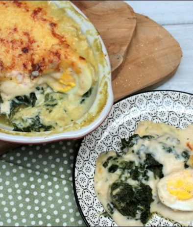 oeufs gratinés à la florentine
